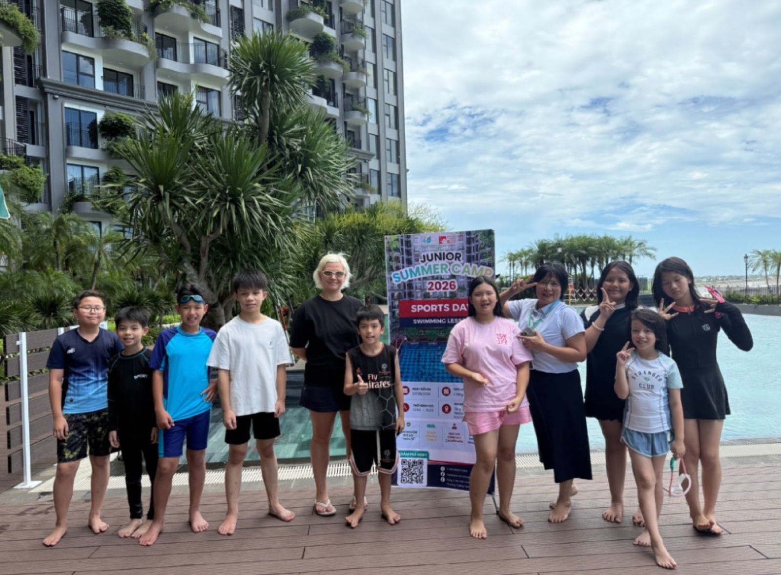 Sports Day và bơi lội — Junior Summer Camp BUV